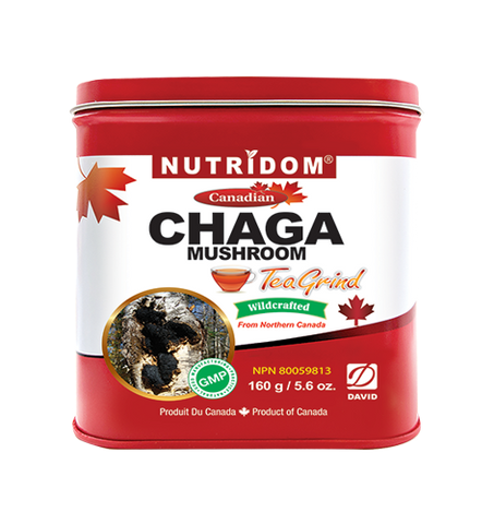 Chaga Mushroom Tea Grind - 160g - Nutridom - Health & Body Nutrition 