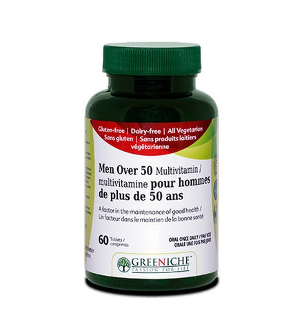 Men Over 50 Multivitamin - 60tabs - Greeniche - Health & Body Nutrition 