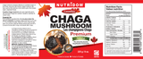 Chaga Mushroom Chunks - 225g - Nutridom - Health & Body Nutrition 