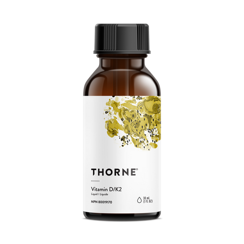Vitamin D/K2 Liquid - 30ml - Thorne - Health & Body Nutrition 