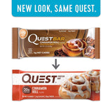 Quest Protein Bars Cinnamon Roll - Box of 12 Bars - Health & Body Nutrition 