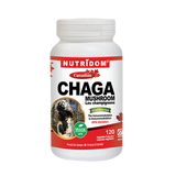 Chaga Mushroom Capsules - 360mg 120vcaps - Nutridom - Health & Body Nutrition 