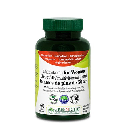 Multivitamin For Women Over 50 - 60tabs - Greeniche - Health & Body Nutrition 